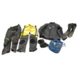 Motorcycle leathers, boots etc including Alpine Stars and TCX For further information on this lot