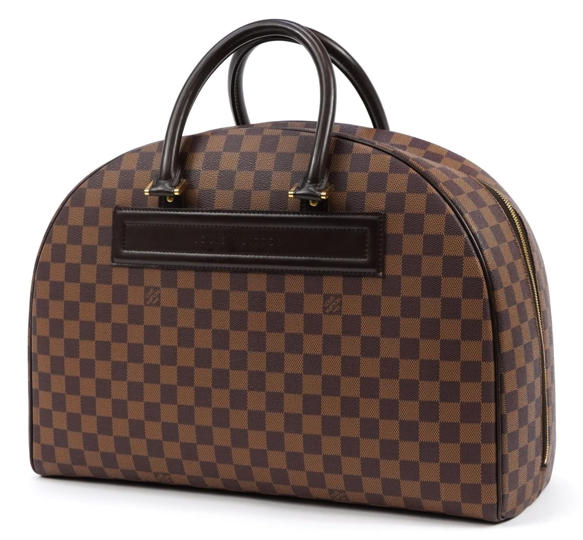 Louis Vuitton Damier Ebene Nolita satchel bag with two canvas straps, date code SP0939, 32cm x 44. - Bild 2 aus 7