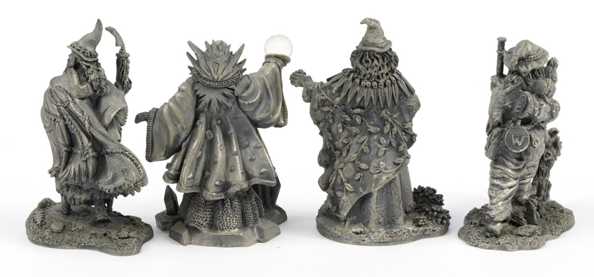 Four Myth & Magic prototype pewter wizards with boxes comprising Spring, Summer, Autumn and - Image 3 of 6