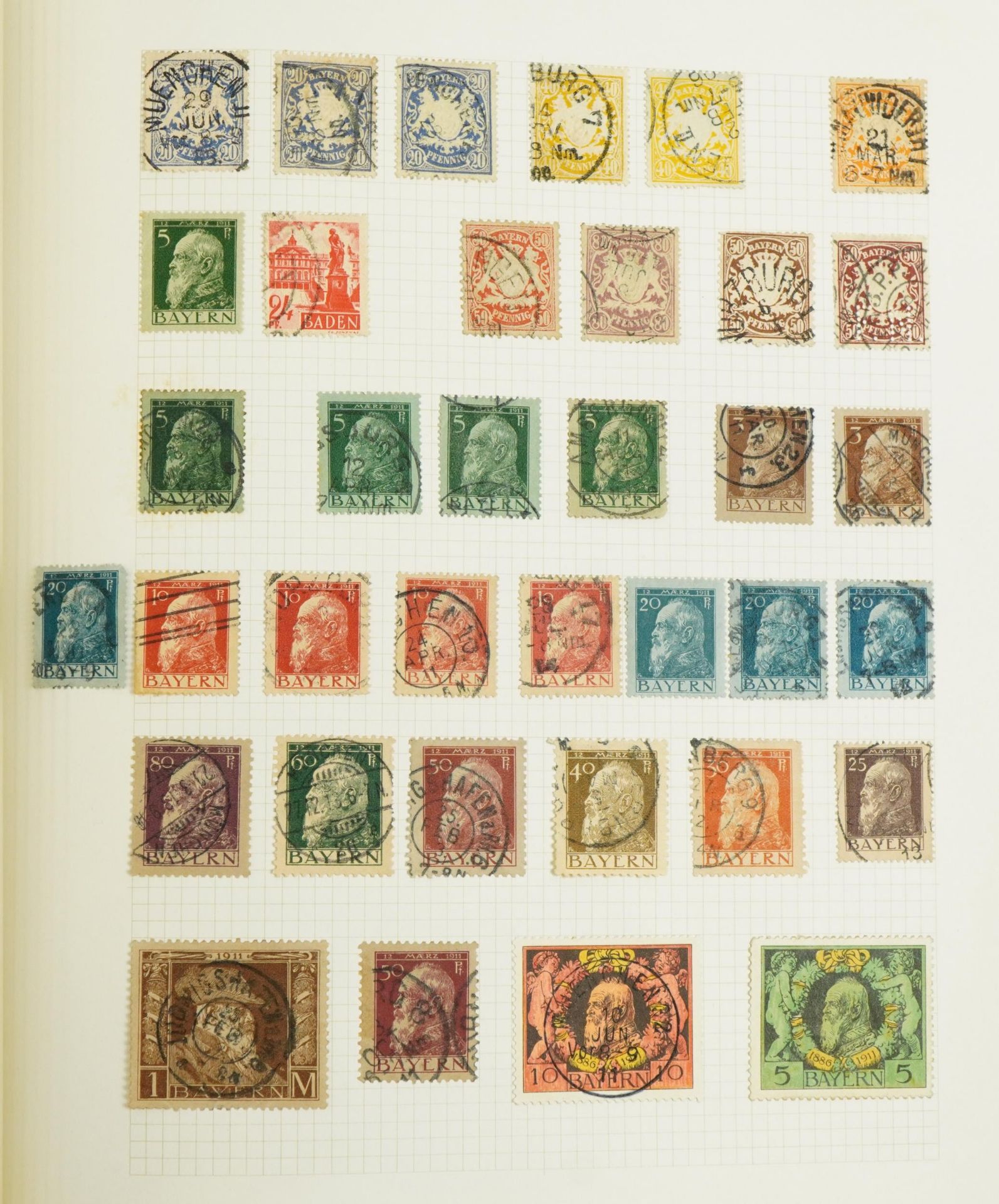 Album of mainly German and Russian stamps For further information on this lot please contact the - Image 3 of 7