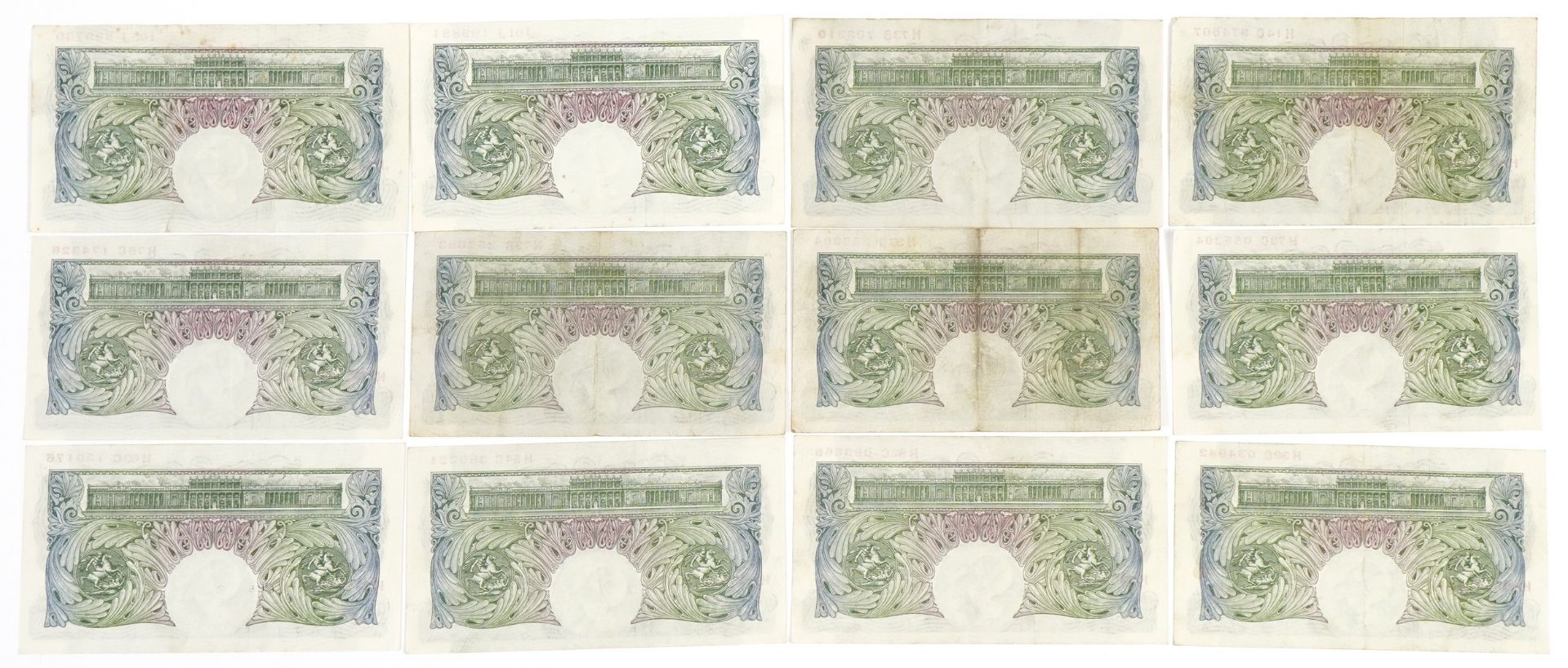 Twelve Bank of England one pound notes with Chief Cashier P S Beale, various serial numbers For - Image 3 of 3