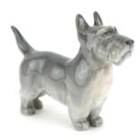 Royal Copenhagen, Danish porcelain Westie dog, 21cm in length For further information on this lot