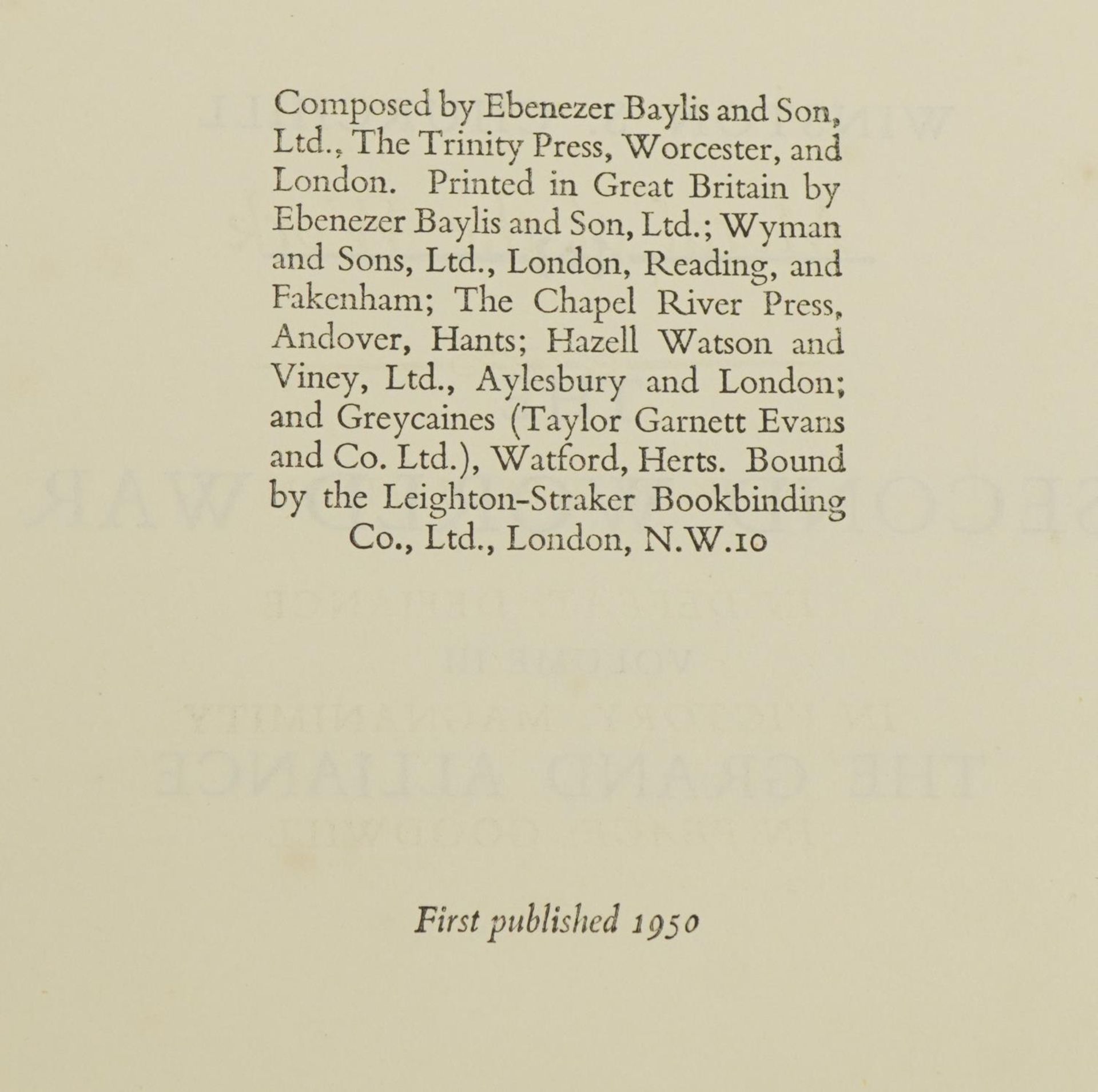 The Second World War, three hardback books with dust jackets by Winston Churchill comprising volumes - Image 3 of 3