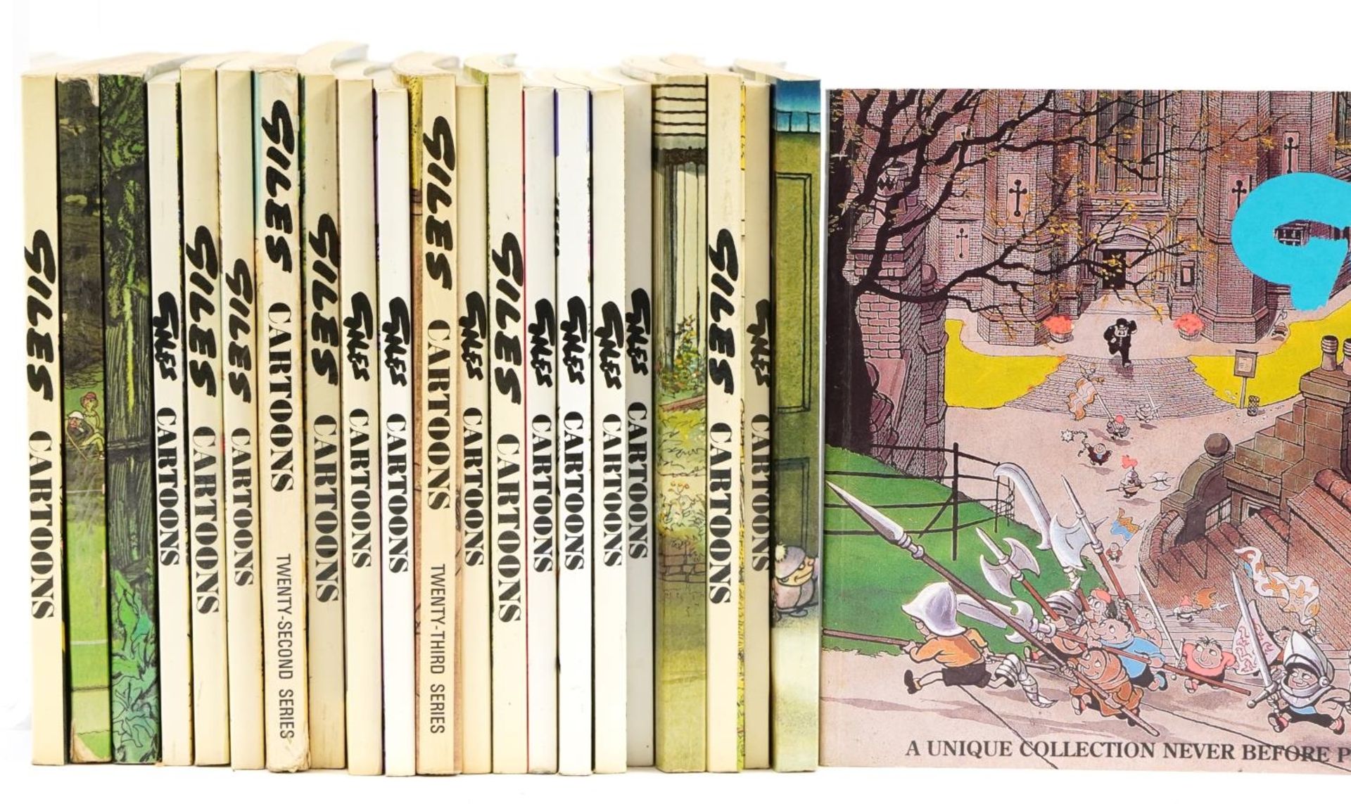 Vintage Giles cartoon books including 22nd series For further information on this lot please contact - Image 2 of 3