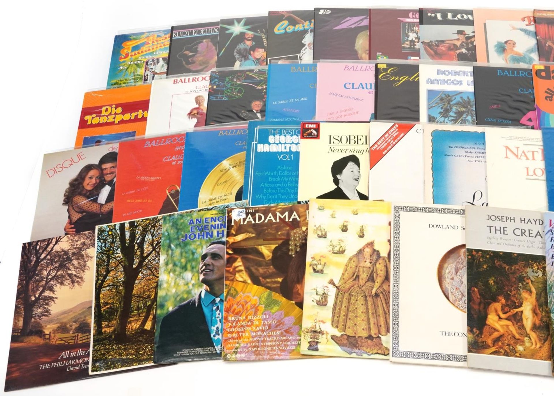 Predominantly Latin and classical vinyl LP records including Nat King Cole, Sydney Thompson, - Image 2 of 4