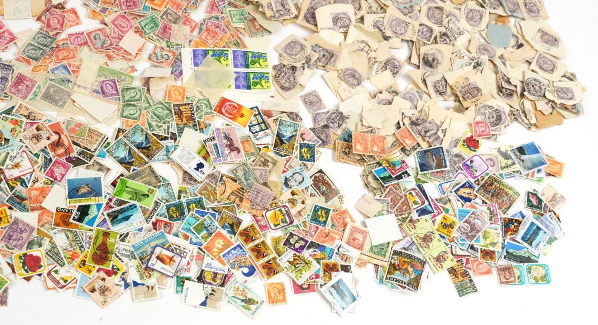 Collection of antique and later world stamps, some arranged in albums, including Denmark and - Image 10 of 13