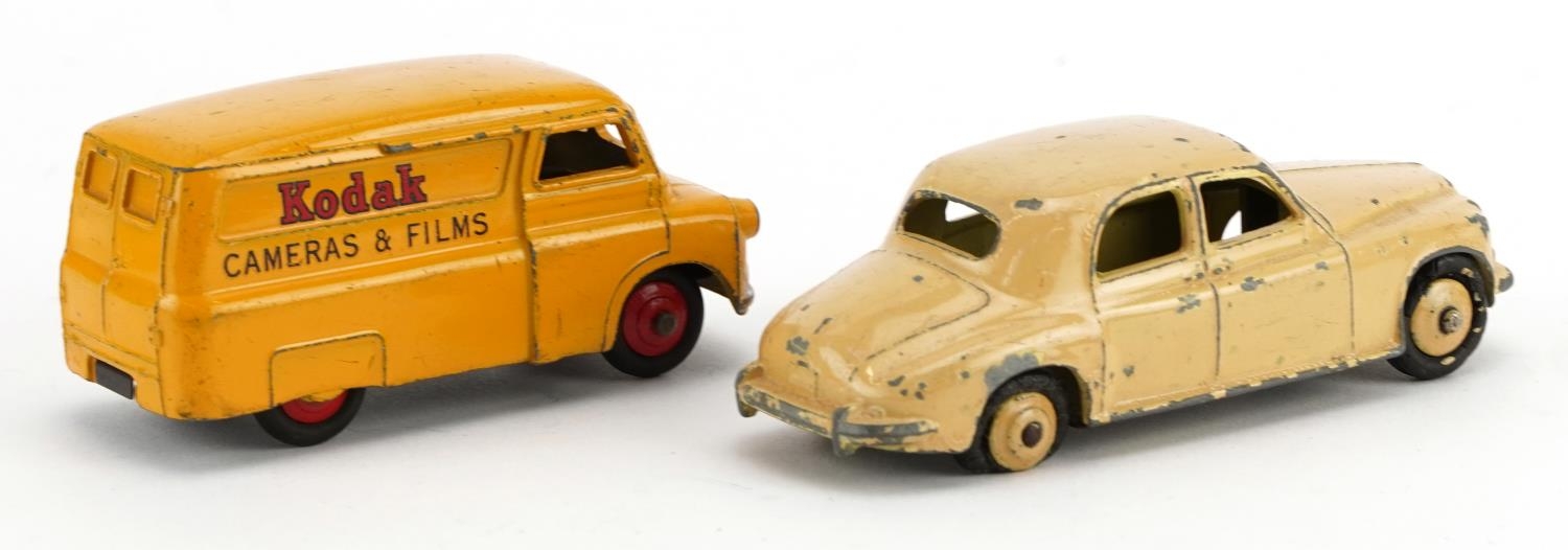 Two vintage Dinky Toys diecast vehicles with boxes comprising Bedford 10 cwt Van Dinky Toys 482 - Image 3 of 3