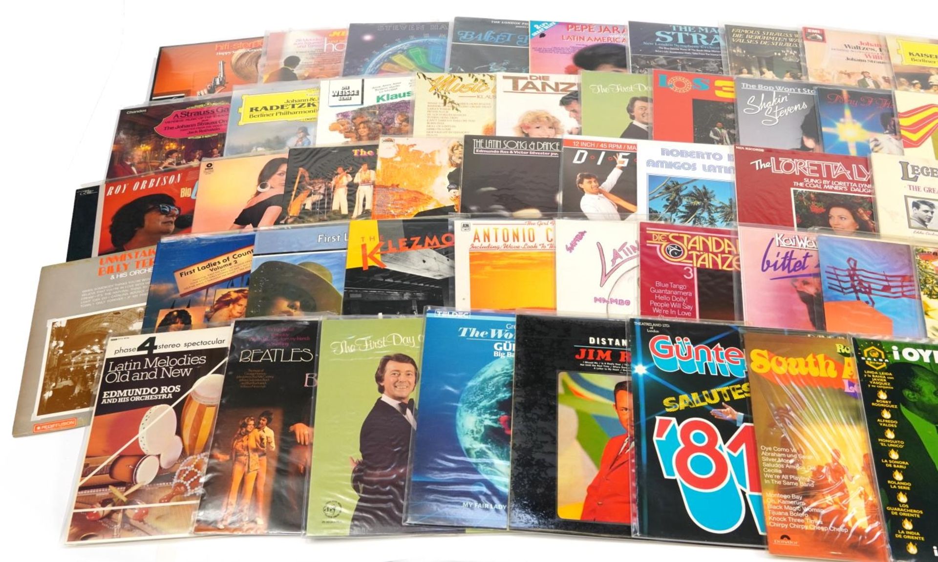 Predominantly Latin and classical vinyl LP records including Shakin' Stevens, Cha Cha Carnival, - Image 2 of 4