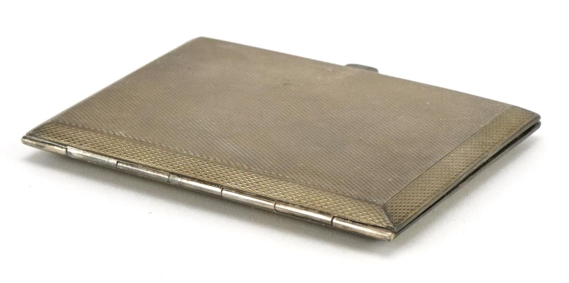 Crisford & Norris Ltd, George VI silver compact with engine turned decoration, Birmingham 1941, 7. - Image 5 of 5