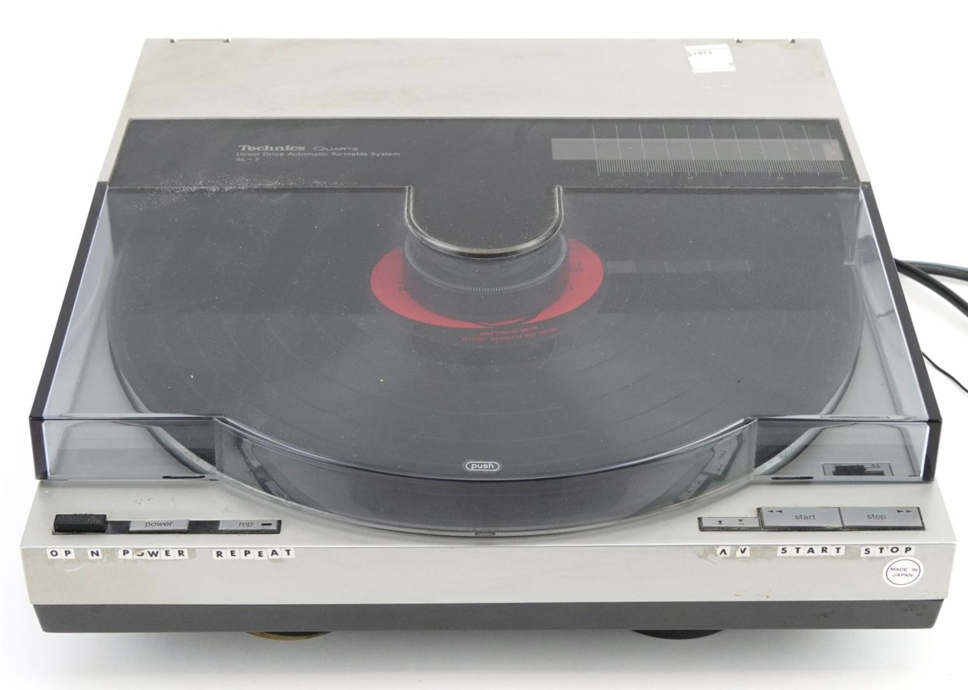 Technics Quartz direct drive automatic turntable system model SL-7 For further information on this - Bild 2 aus 4
