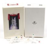 Swarovski Crystal 1999 Masquerade Pierrot with box and certificate, 20cm high For further