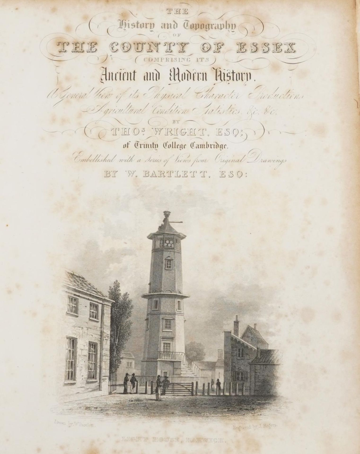 The History and Topography of the County of Essex Comprising it's Ancient and Modern History, two - Image 3 of 4