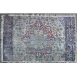 Rectangular Persian Heriz type rug having an allover floral design, 300cm x 170cm For further