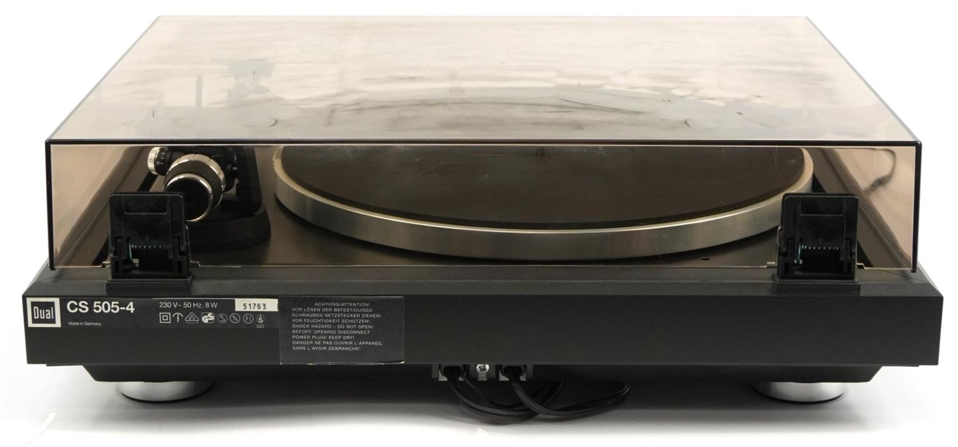 Audiophile Concept dual belt drive system turntable, model CS 505-4 For further information on - Image 3 of 4