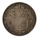 Edward VII 1903 half crown For further information on this lot please contact the auctioneer