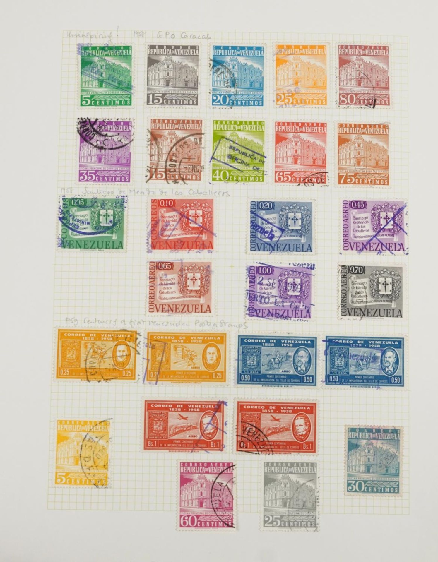 Collection of 19th century world stamps arranged on covers and in three albums including Cuba and - Image 3 of 6