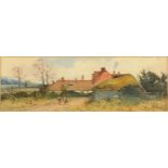 Will Anderson - Homeward, 19th century watercolour, Royell Fine Art, Tunbridge Wells label and chalk