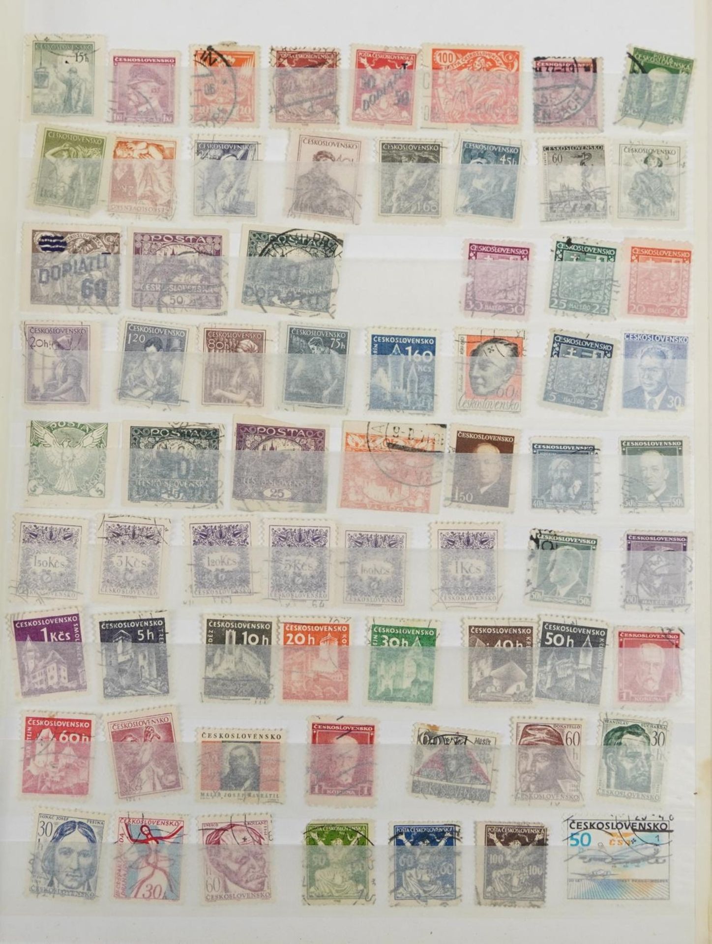 World stamps arranged in thirteen albums including Great Britain, South Africa, USA, Canada, Isle of - Image 7 of 12