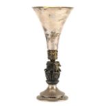 Hector Miller for Aurum, silver and gilt King's College Chapel goblet, limited edition 32/500, 16.