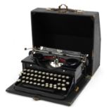 Vintage Royal portable typewriter with case For further information on this lot please contact the