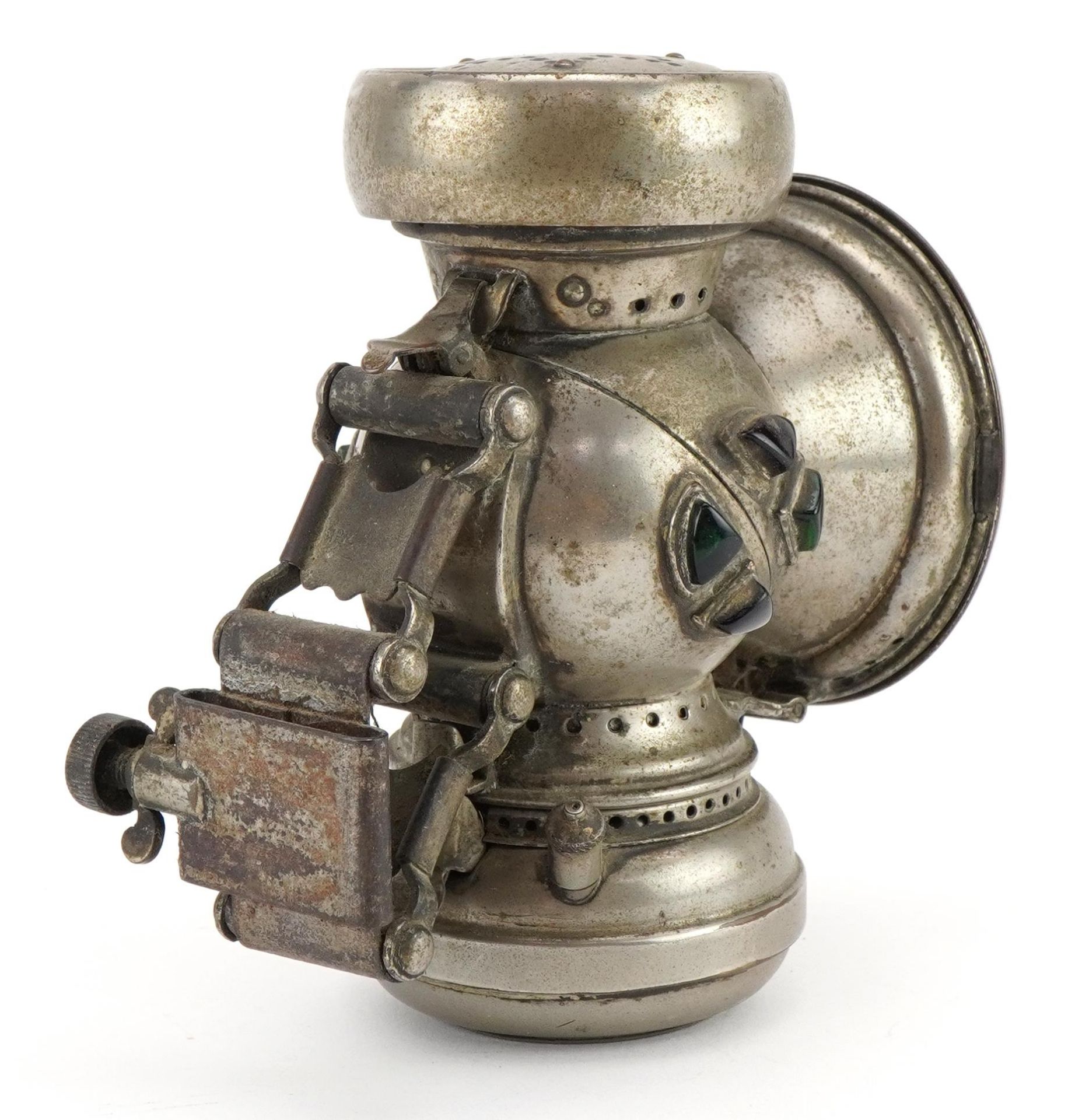 Vintage Jos Lucas Petrophote bicycle lantern, 13cm high For further information on this lot please - Image 3 of 4