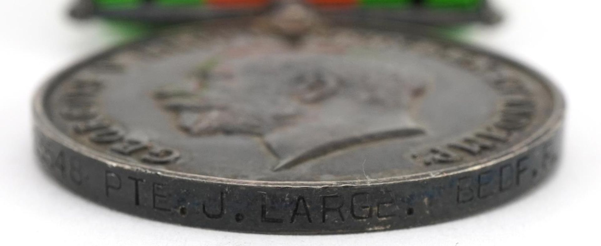 British military World War I and World War II family medals comprising two World War I pairs awarded - Image 5 of 7