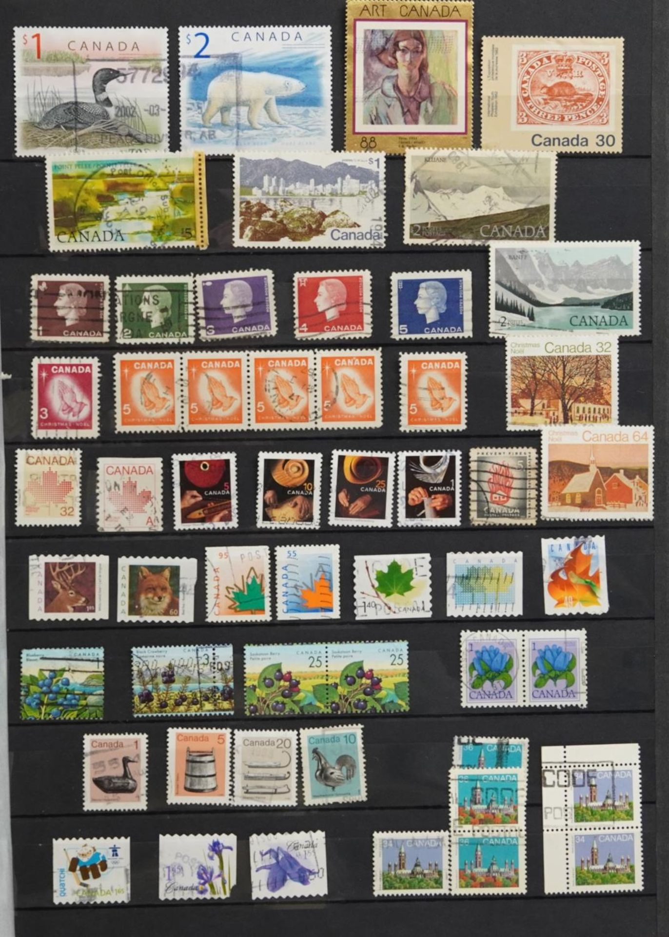 Collection of antique and later world stamps, some arranged in albums, including Denmark and - Image 12 of 13