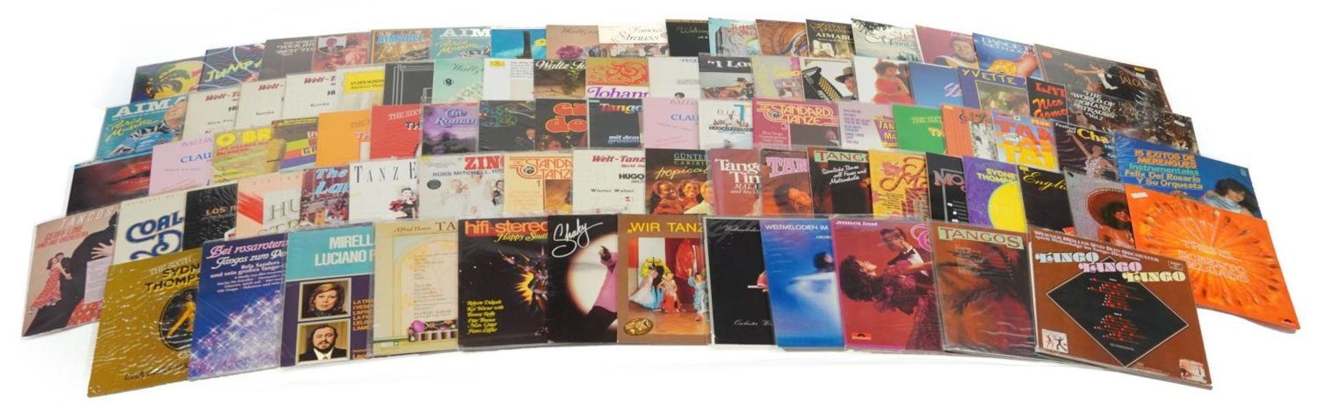 Predominantly Latin and classical vinyl LP records including Sydney Thompson, The Latin Magic of