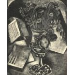 Paul Nash - The Bouquet, wood engraving The Woodcut: An Annual II, Flueron Curwen Press 1928,