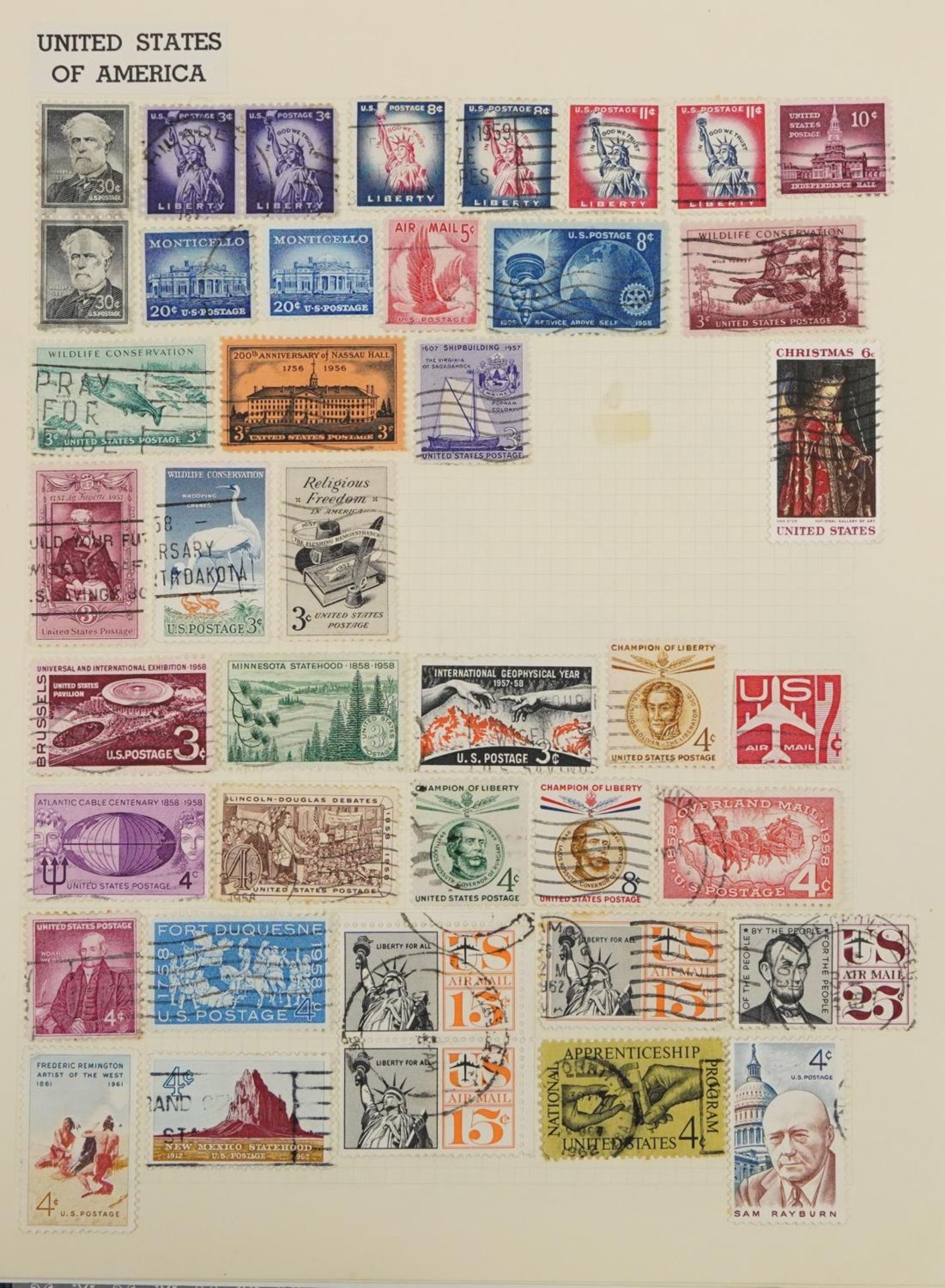 World stamps arranged in thirteen albums including Great Britain, South Africa, USA, Canada, Isle of - Image 3 of 12