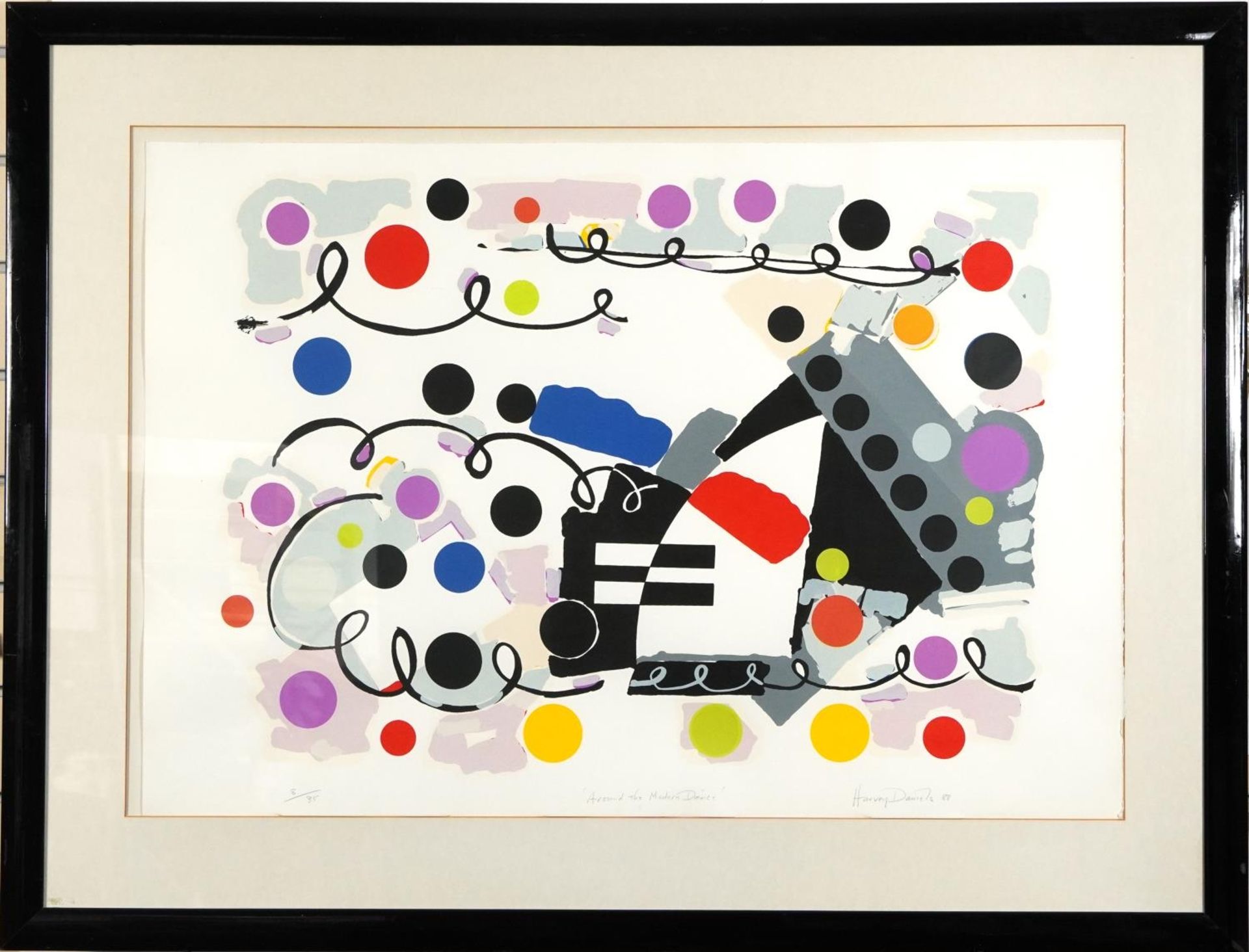 Harvey Morton Daniels '88 - Around the Modern Device, pencil signed screen print in colour, - Image 2 of 5