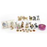 Wade and Disney collectables including Whimsies and a Dopey fine silver half troy ounce For