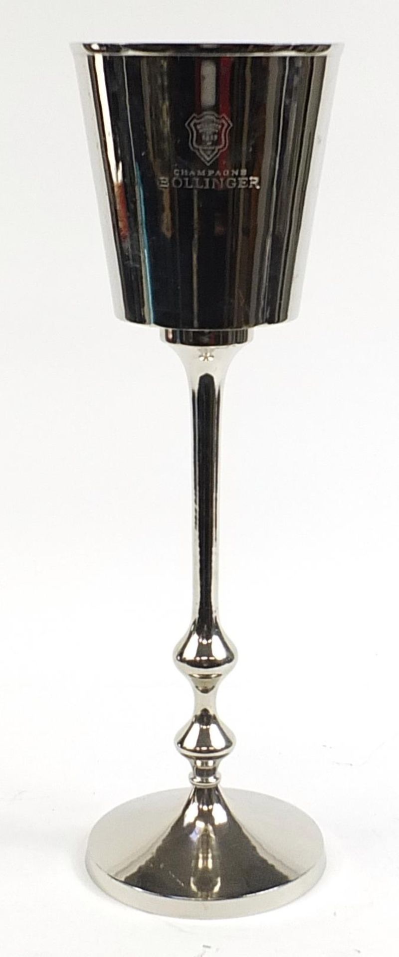 Floor standing Bollinger style Champage ice bucket, 80cm high For further information on this lot