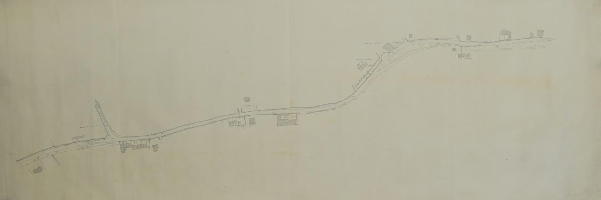 Six Eastbourne Borough canvas road plans, Rear of Gore Park Road, cross sections, alternations to - Image 2 of 14