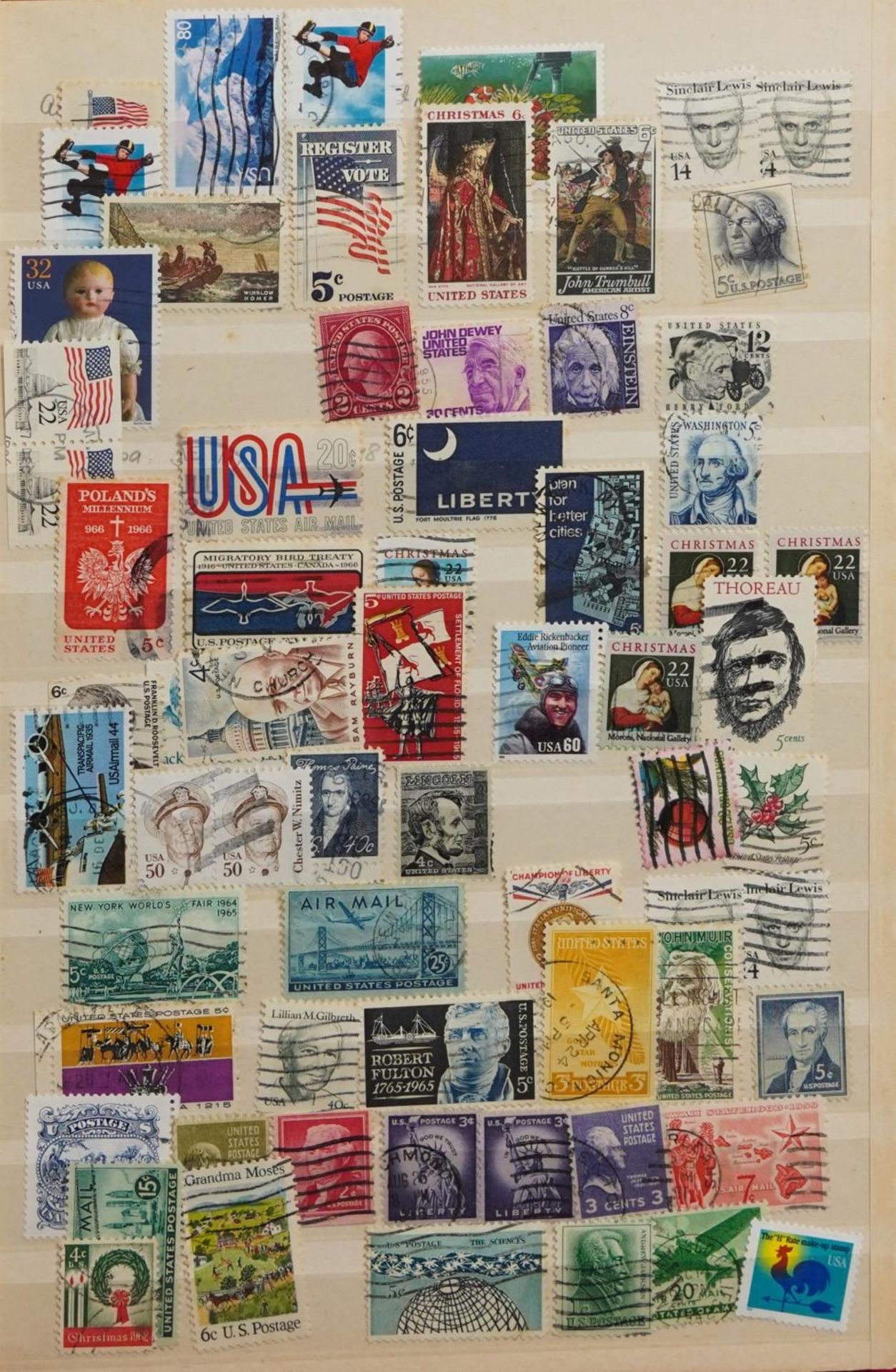 World stamps arranged in thirteen albums including Great Britain, South Africa, USA, Canada, Isle of - Image 9 of 12