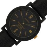 Bvlgari, gentlemen's Bvlgari International Edition automatic wristwatch with box numbered 2593/3300,