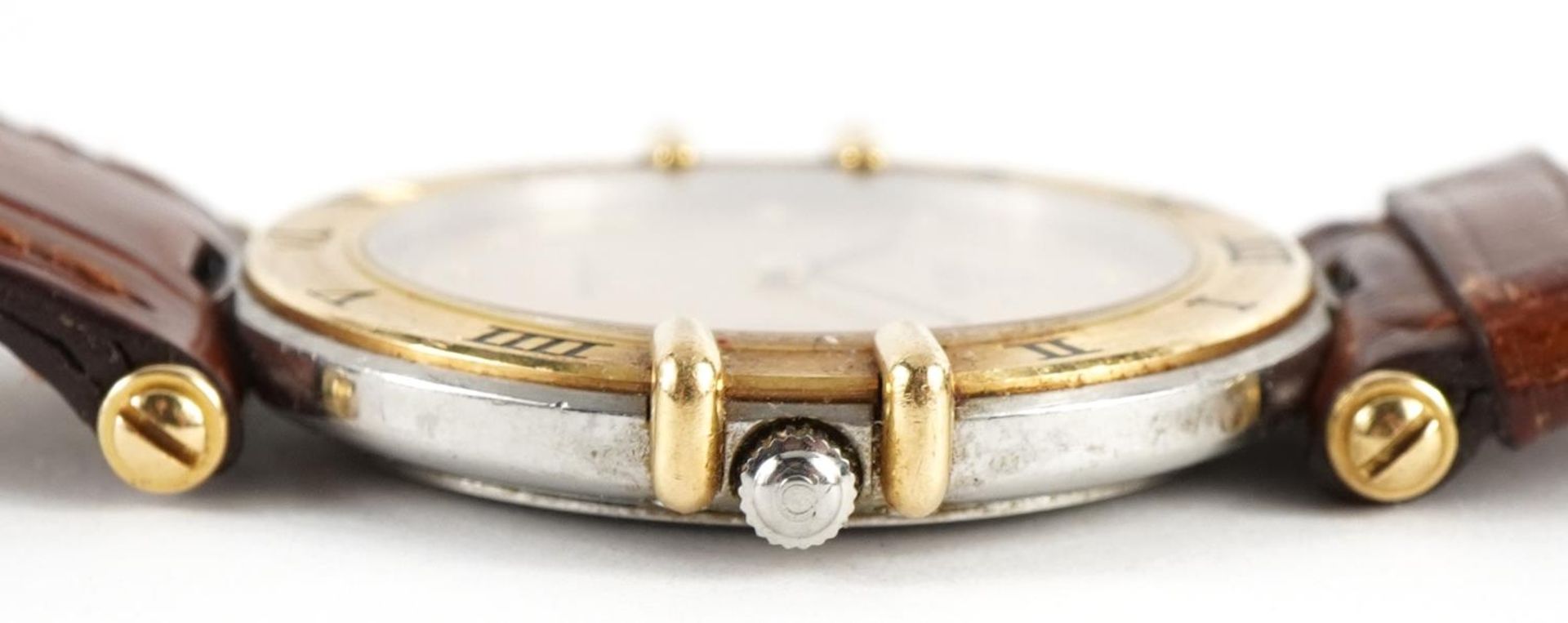 Omega, gentlemen's Omega Constellation quartz wristwatch with date aperture, the case 32mm in - Bild 4 aus 4
