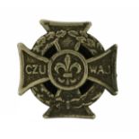 1940s Scouts screw back badge, Krakow 1945 : For further information on this lot please contact