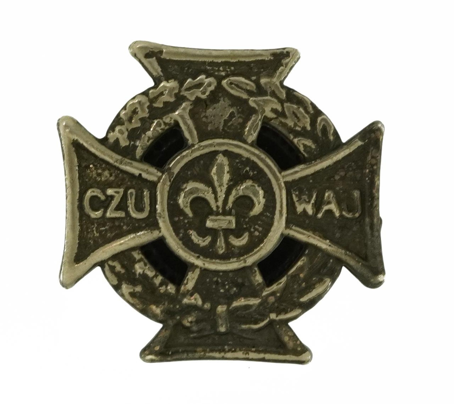 1940s Scouts screw back badge, Krakow 1945 : For further information on this lot please contact