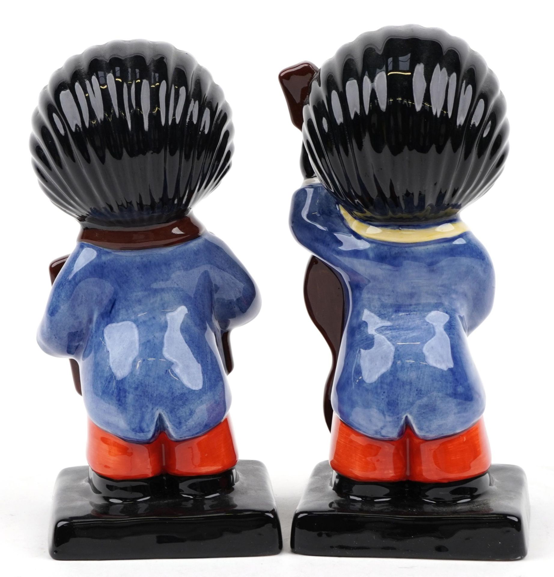 Two Carltonware Golly Band musicians comprising Accordionist limited edition 212/1000 and Double - Image 2 of 4