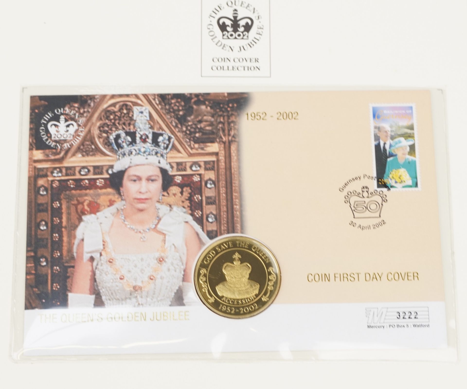 The Queen's Golden Jubilee coin covers and stamps, some mint, arranged in two albums including Great - Image 8 of 14