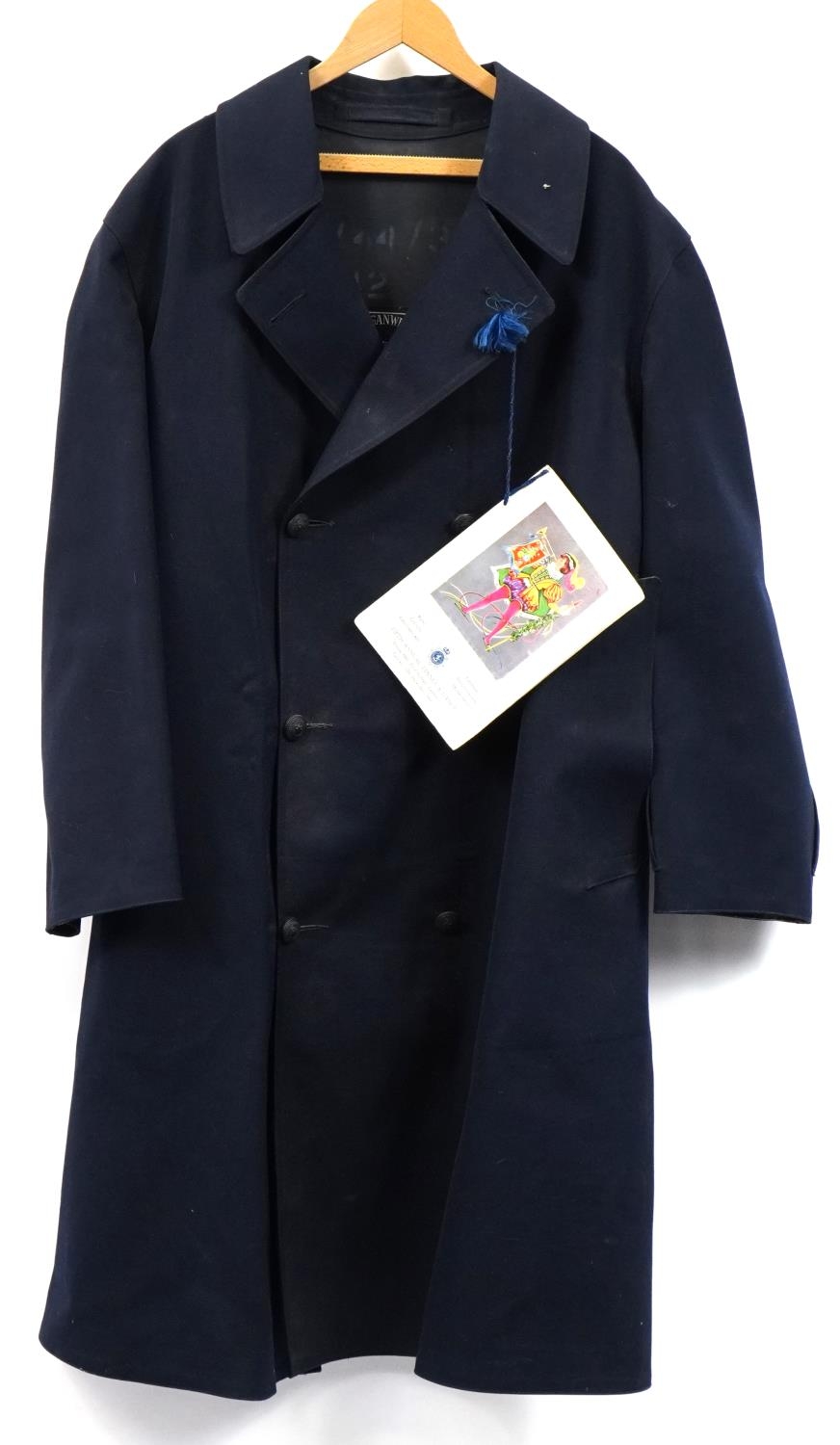 Jack Warner police coat, worn in the TV series Dixon of Dock Green, retailed by Reggan Wear Scotland - Image 2 of 5