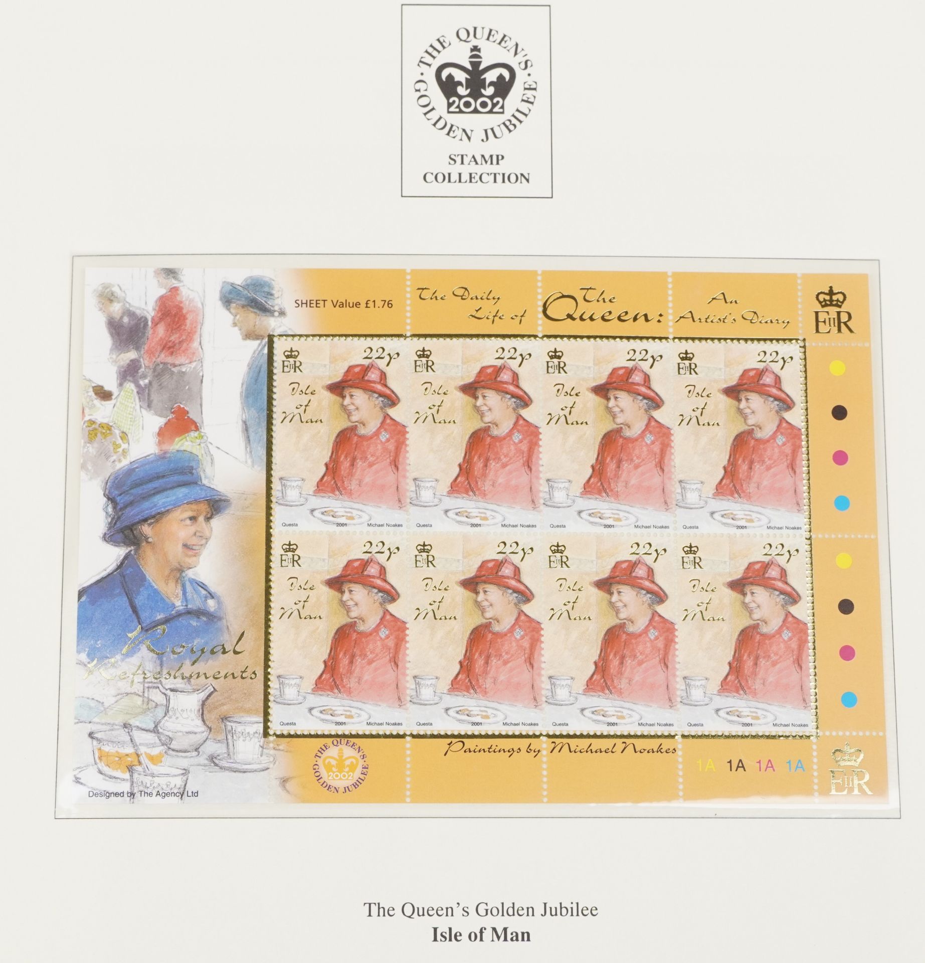 The Queen's Golden Jubilee coin covers and stamps, some mint, arranged in two albums including Great - Image 2 of 14