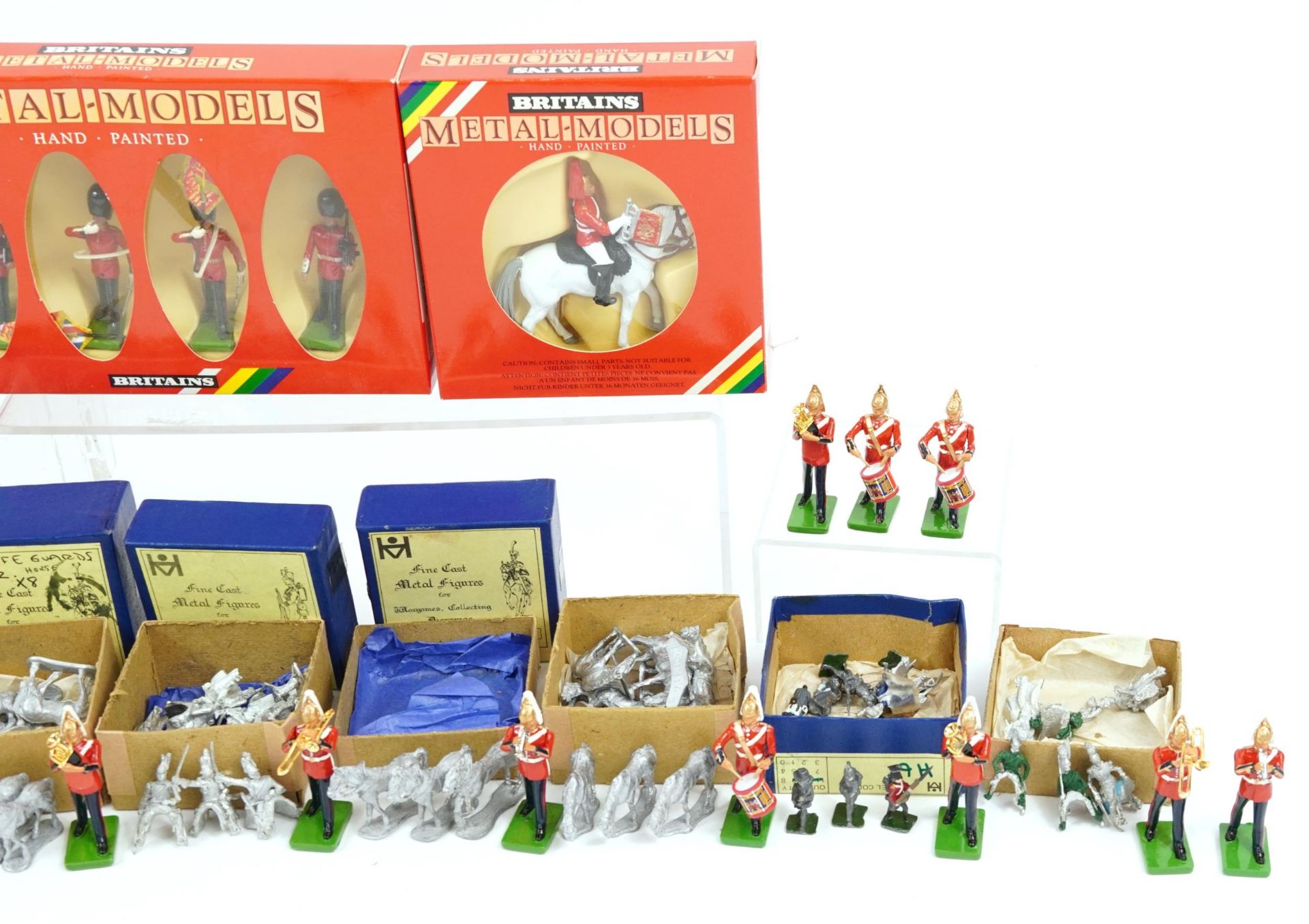 Collection of Britains hand painted metal figures with boxes and a large collection of miniature - Bild 4 aus 4