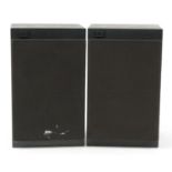 Pair of JBL18Ti shelf speakers, 39.5cm high : For further information on this lot please contact the