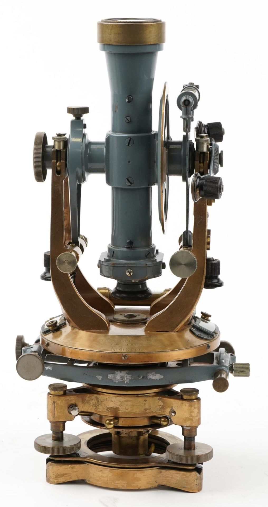 Cooke Troughton & Simms, vintage surveyor's theodolite number 40094, housed in a fitted oak case : - Image 3 of 4