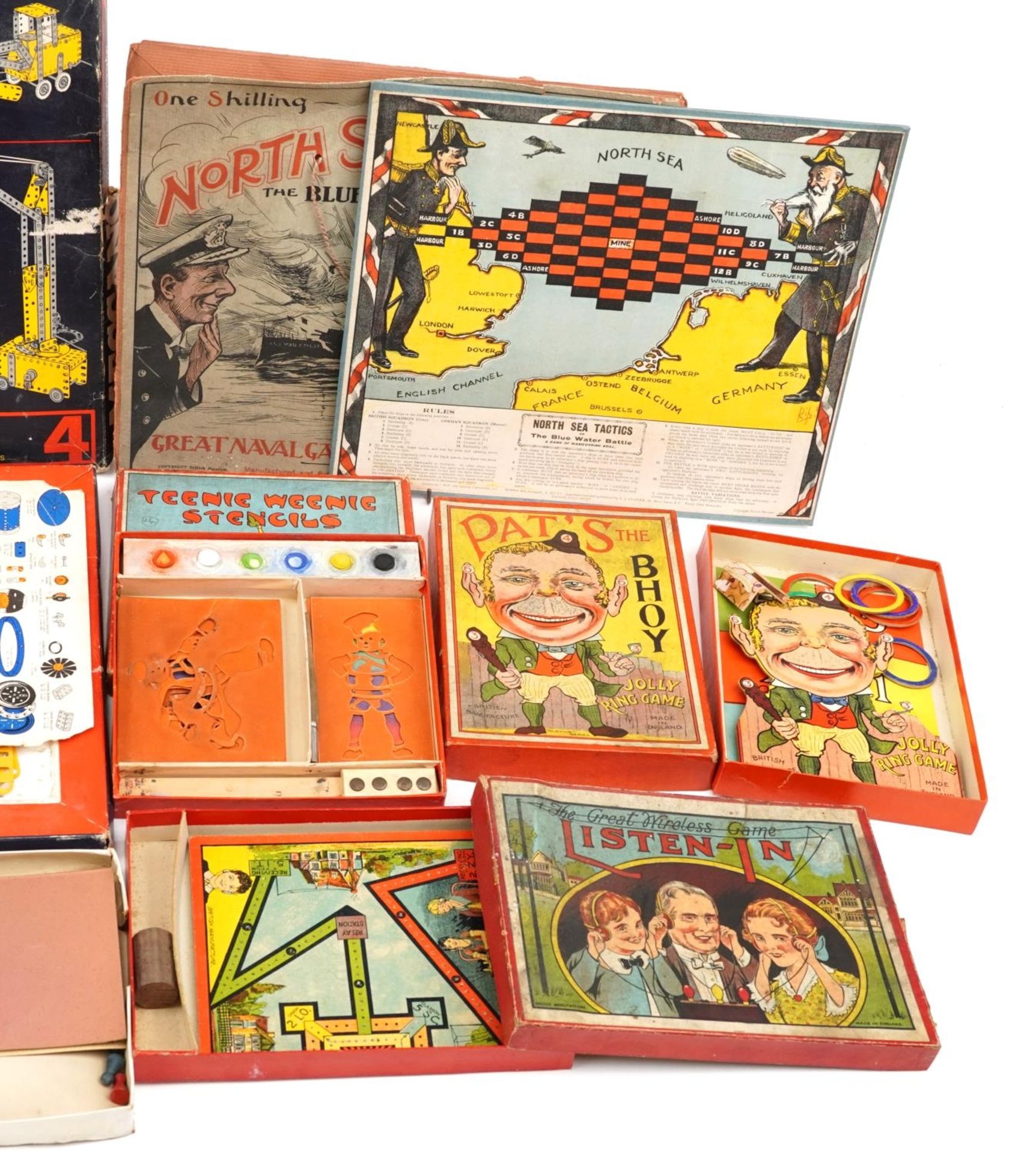Vintage toys, some with boxes including pocket pin board, wooden Gateway jigsaw puzzle, Pat's the - Image 3 of 3
