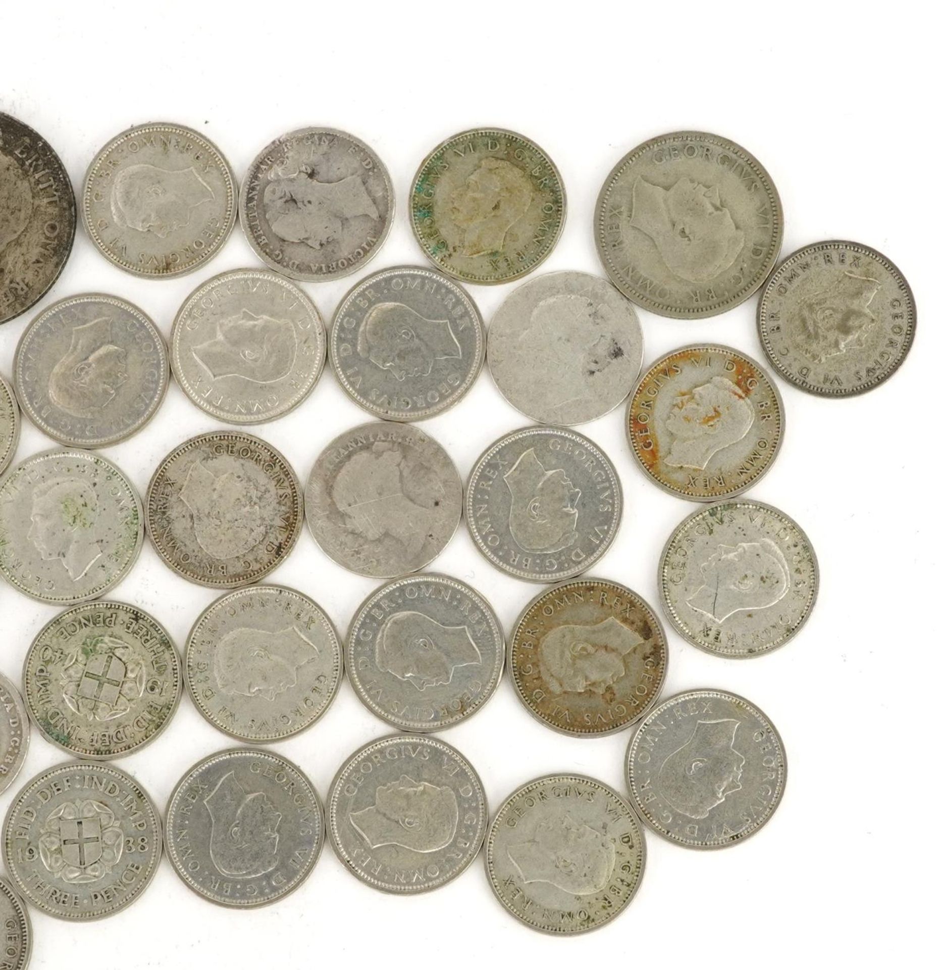 Collection of Victorian and later thrupenny bits, 71g : For further information on this lot please - Image 6 of 6