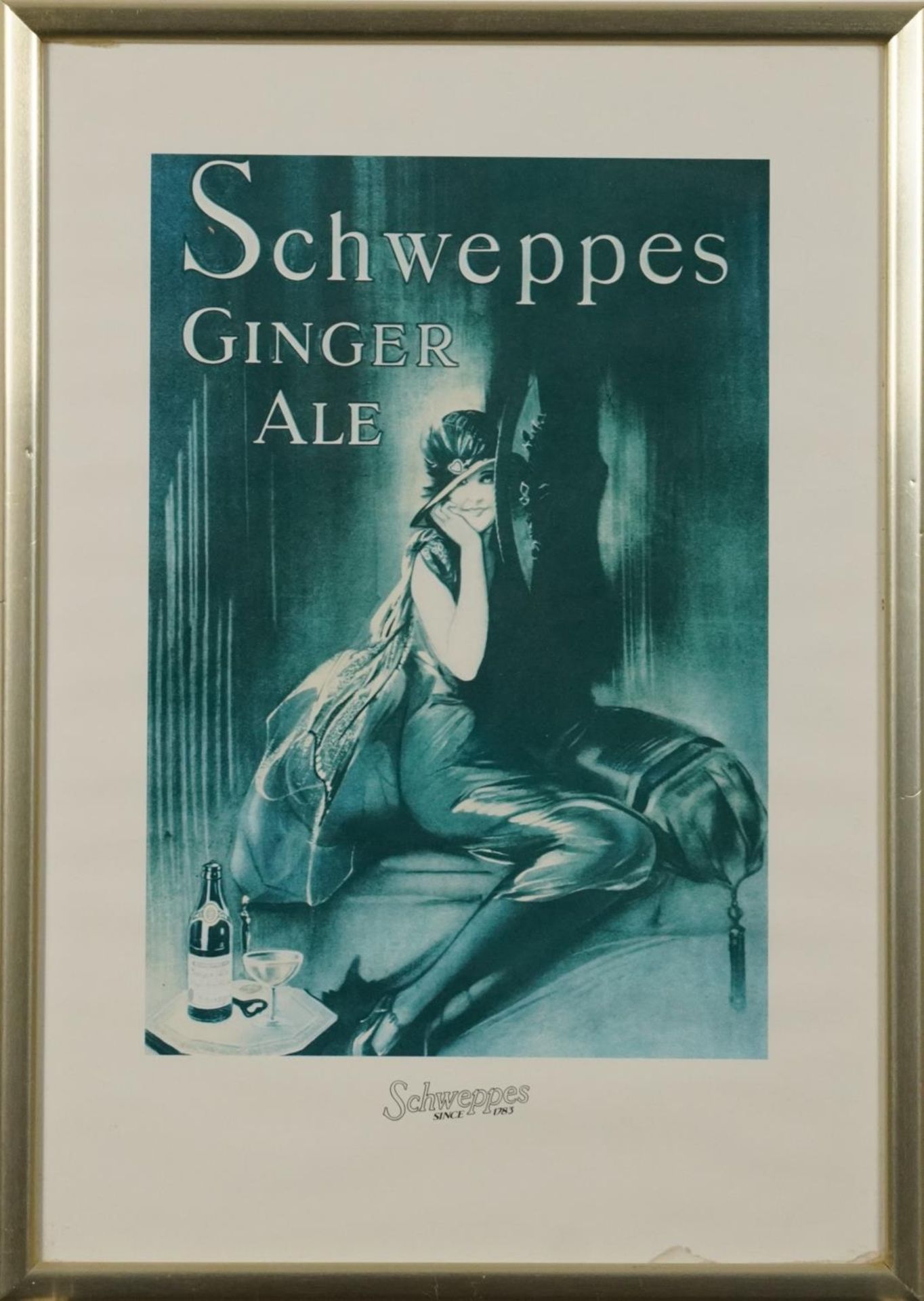 Schweppes, Cider, Tonic Water, Ginger Ale and Lemon Squash, set of six posters, framed and glazed, - Image 19 of 20