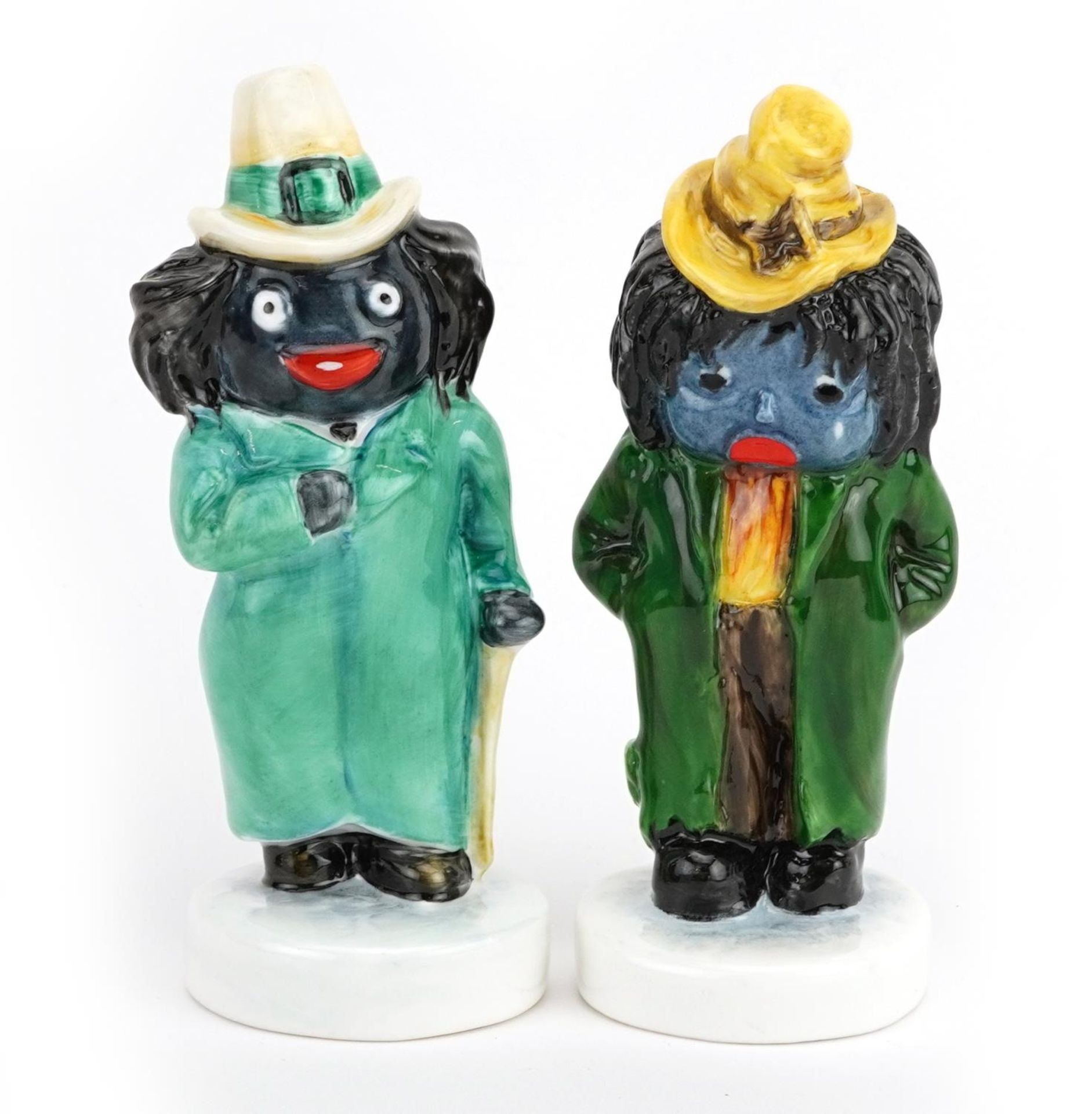 Two limited edition Carltonware Golly figures with certificates comprising Golly Dapper and Golly'